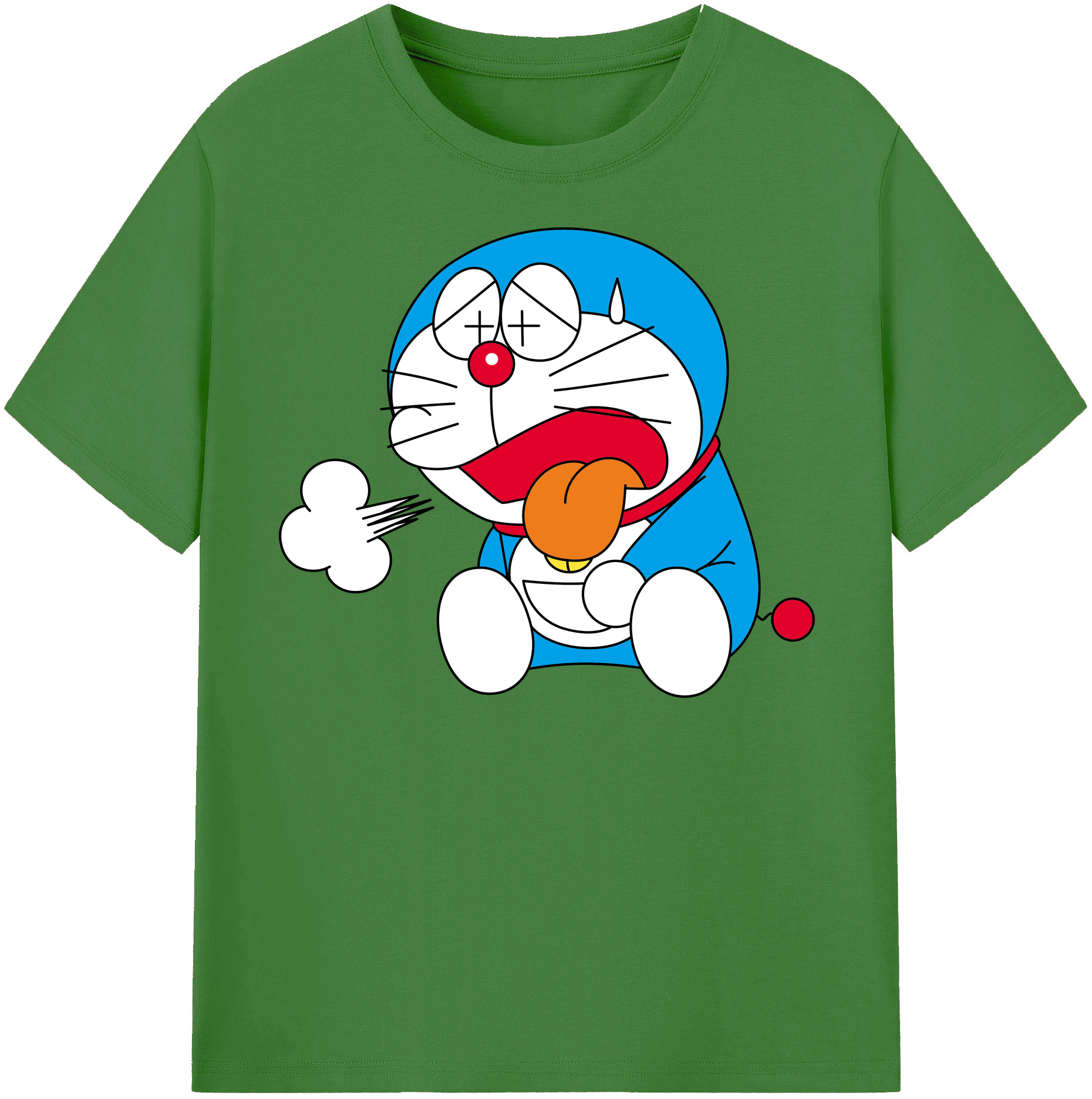 （画像用） ドラえもん Doraemon レディースカジュアルプリントTシャツ（綿100％）